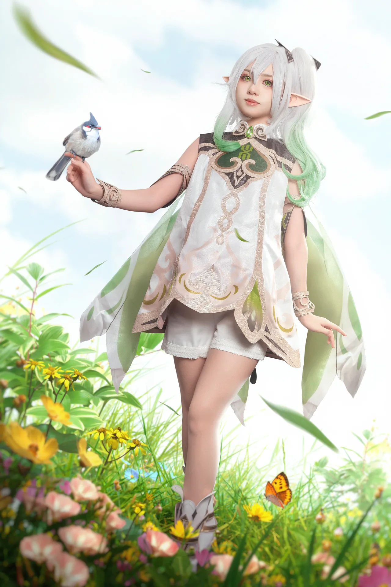 Nekokoyoshi (爆机少女喵小吉) cosplay Nahida - Genshin Impact